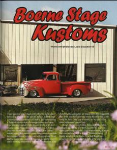 Boerne Stage Kustoms article
